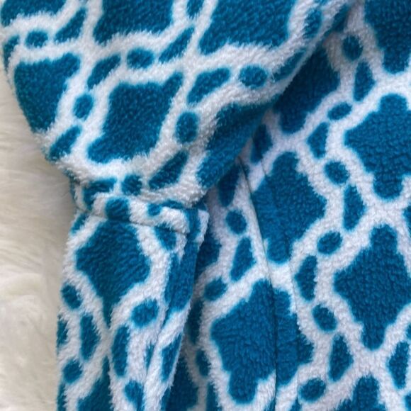 Lands End Pullover Quarter Zip Fleece Size M - Picture 5 of 9